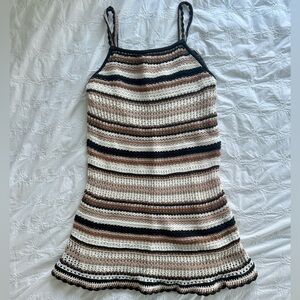 American Eagle Outfitters Multicolor Crochet Top